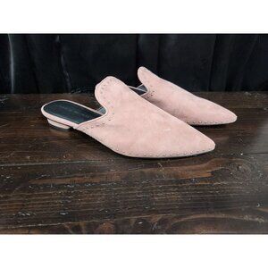 Rebecca Minkoff Chamille Pink/Mauve Studded Suede Mule/Sz. 9.5M, NWOB